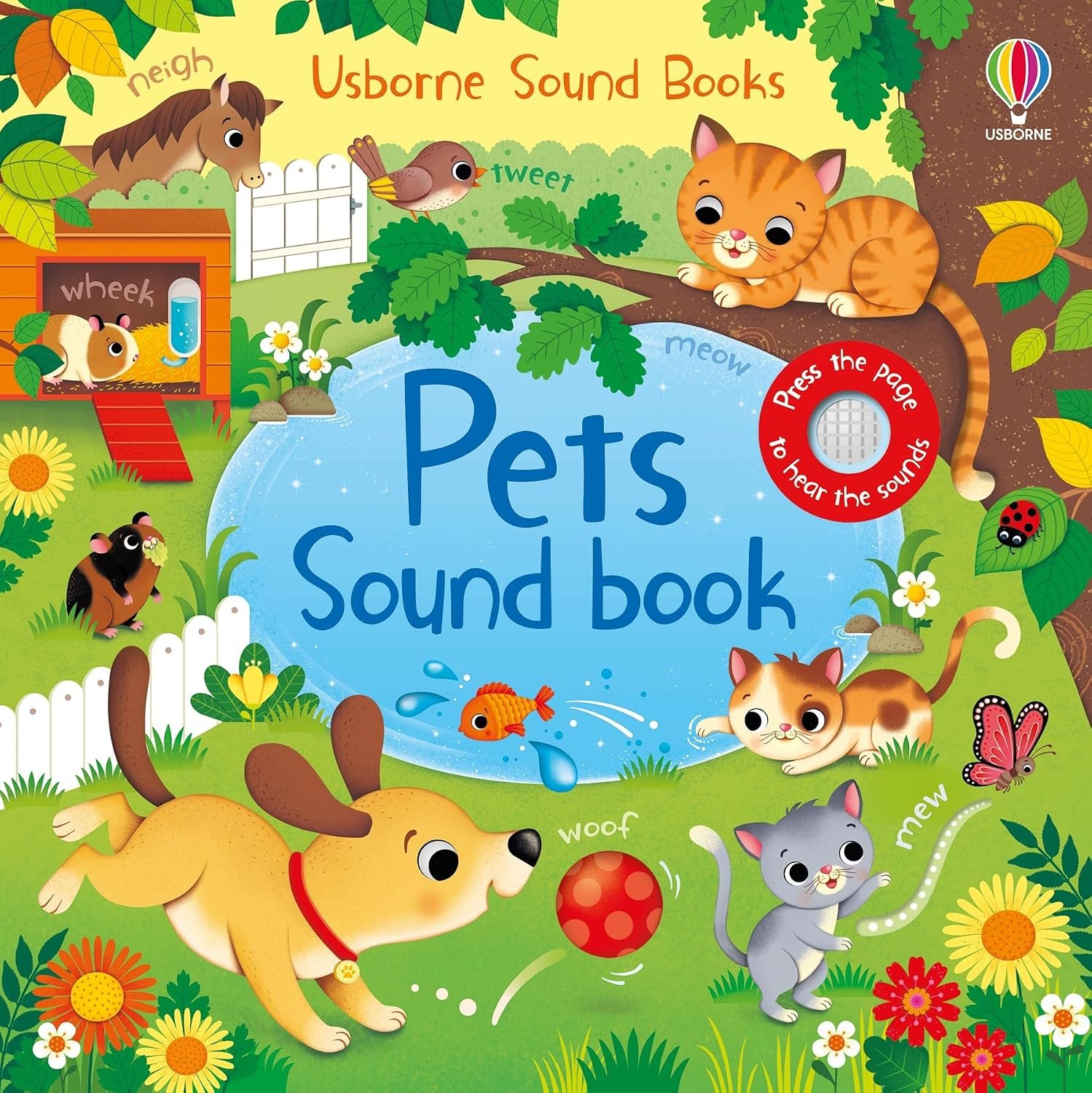 Pets Sound Book: A Delightfully Tactile and Illustrated Book About Cats and Dogs for Children (Ages 3-5)