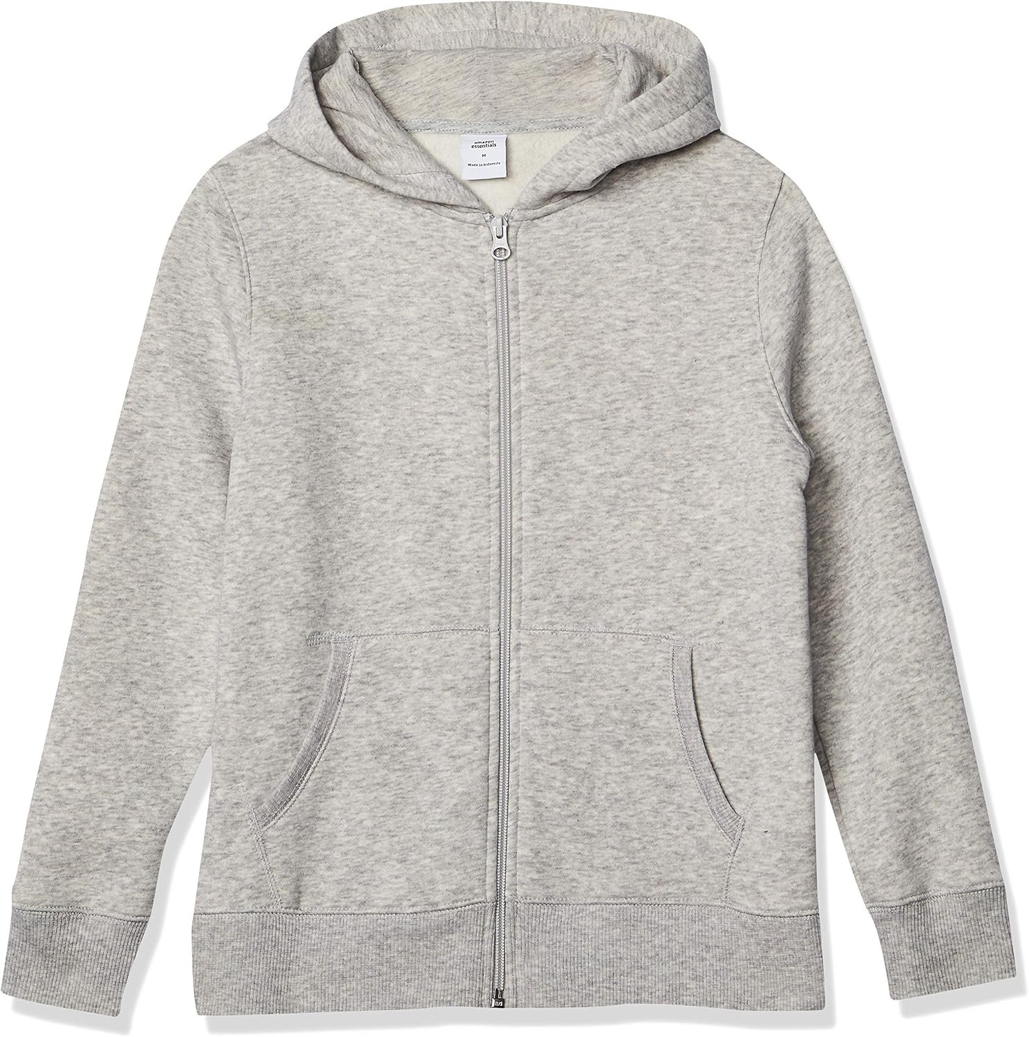 Amazon Essentials Boys and Toddlers’ Hooded Navy Blue Zip-Up Fleece Sweatshirt