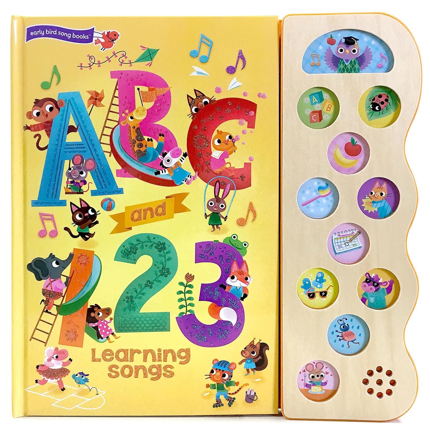 ABC & 123 Learning Songs: Interactive Children’s Sound Book (11 Button Sound)