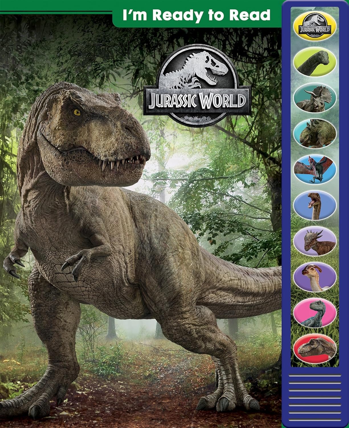 Jurassic World I’m Ready to Read Interactive Read-Along Sound Book – Great for Early Readers and Dinosaur Lovers – PI Kids