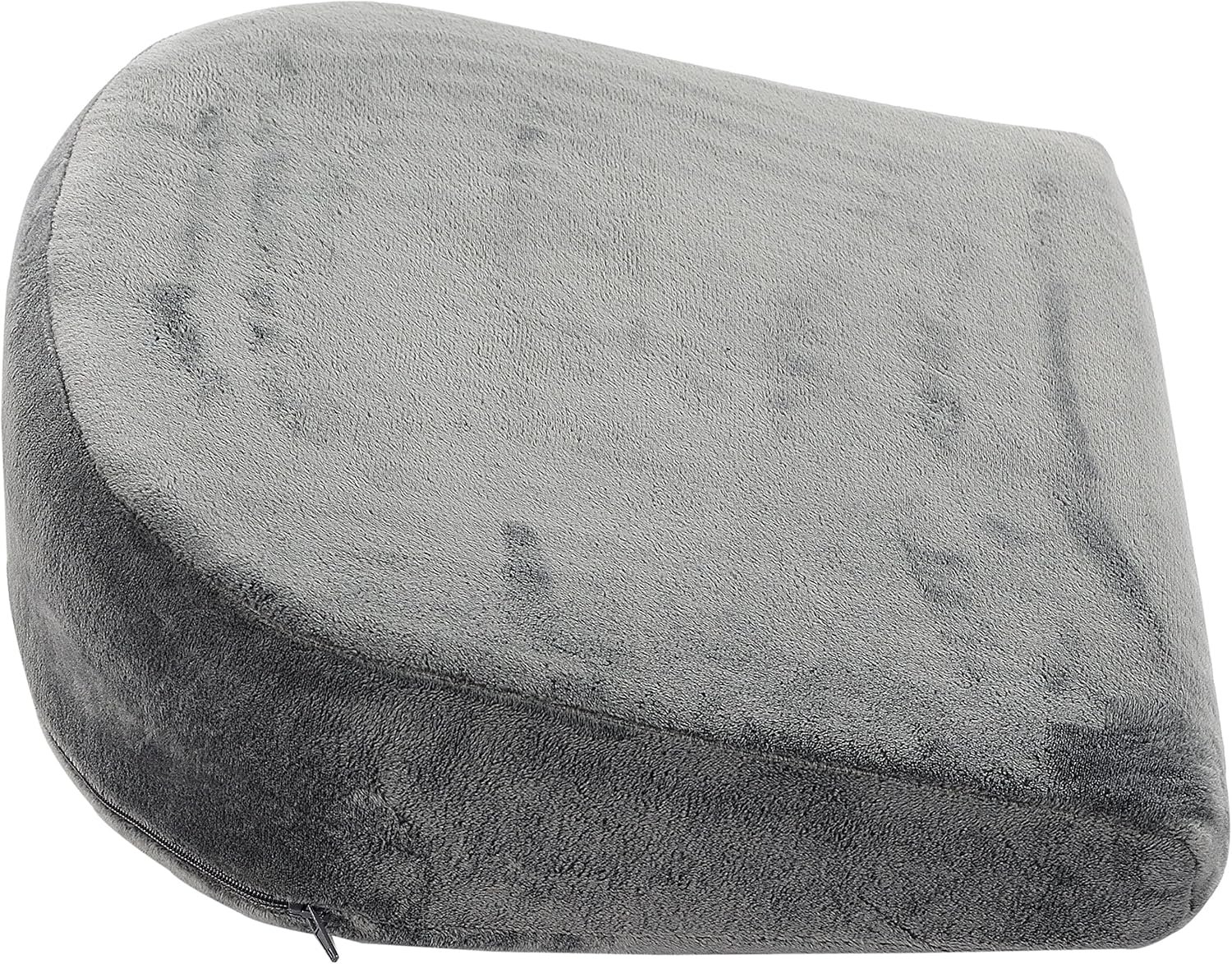 Cheer Collection Memory Foam Maternity Wedge Cushion | Pregnancy Pain Relief Belly Support Pillow with Removable Microplush Washable Cover