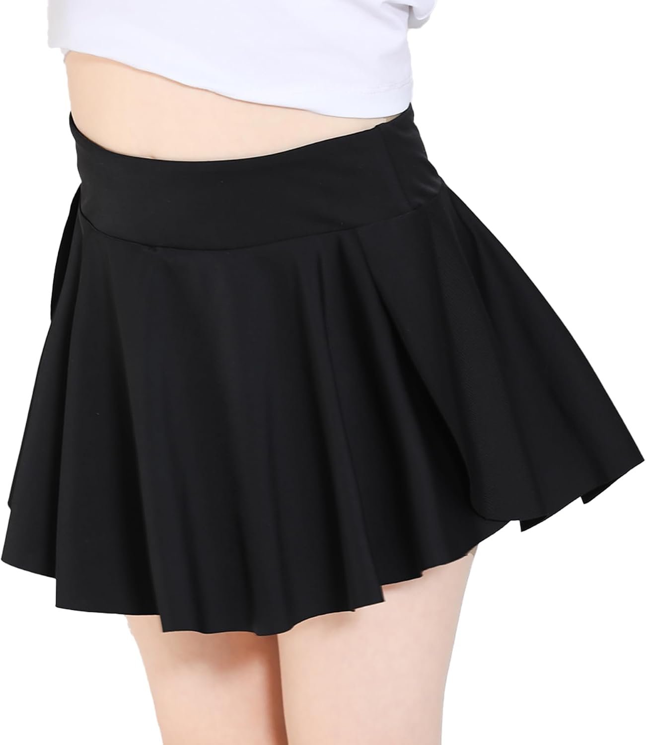 Skort Girls, Athletic Skirts for Tennis Golf, Butterfly Flowy Shorts for Kids, Shorts with Pocket