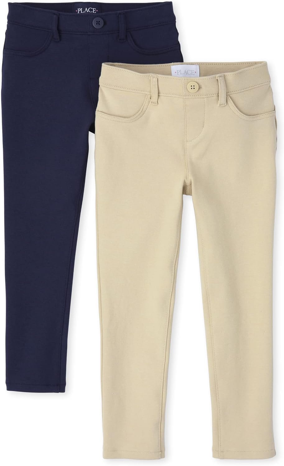 The Children’s Place Girls Ponte Knit Pull on Jeggings,multipacks