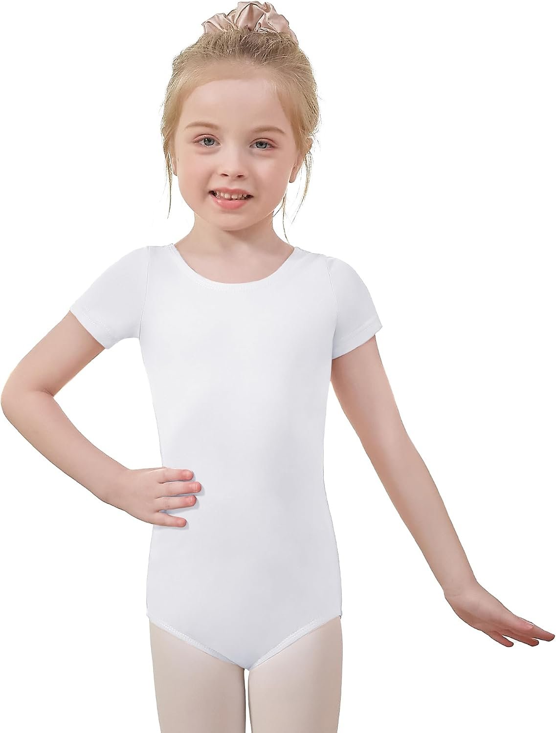Century Star Short Sleeve Ballet Leotards for Girls 2-14 Years – Toddler Dance Outfits Ballerina Gymnastics Clothes Kids