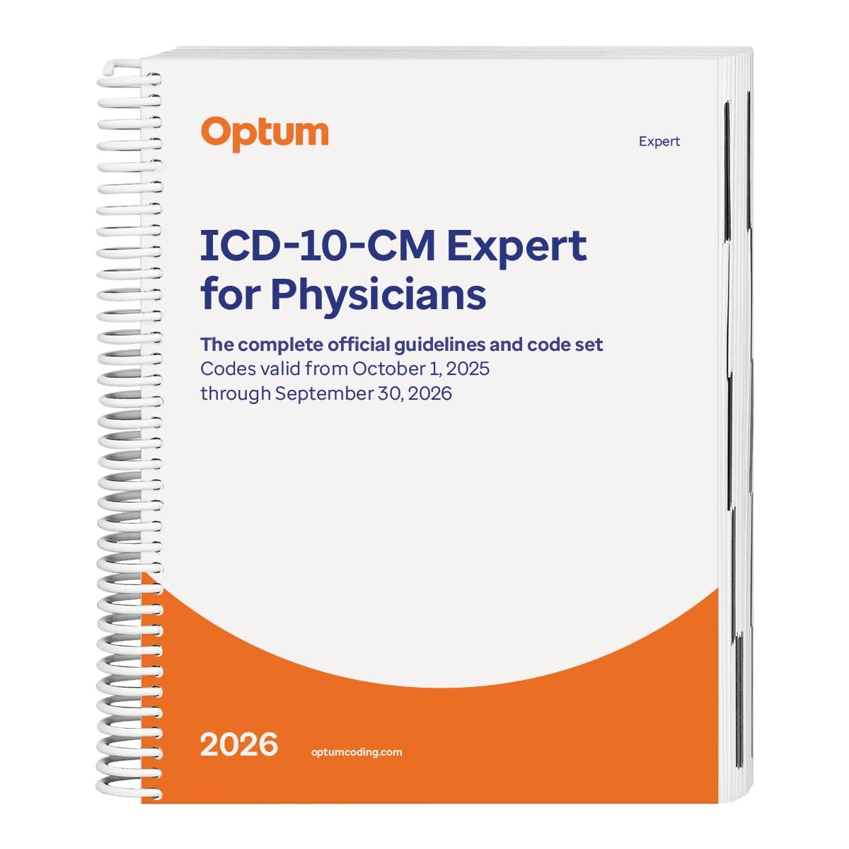2026 ICD-10-CM Expert for Physicians – (Spiral) with guidelines