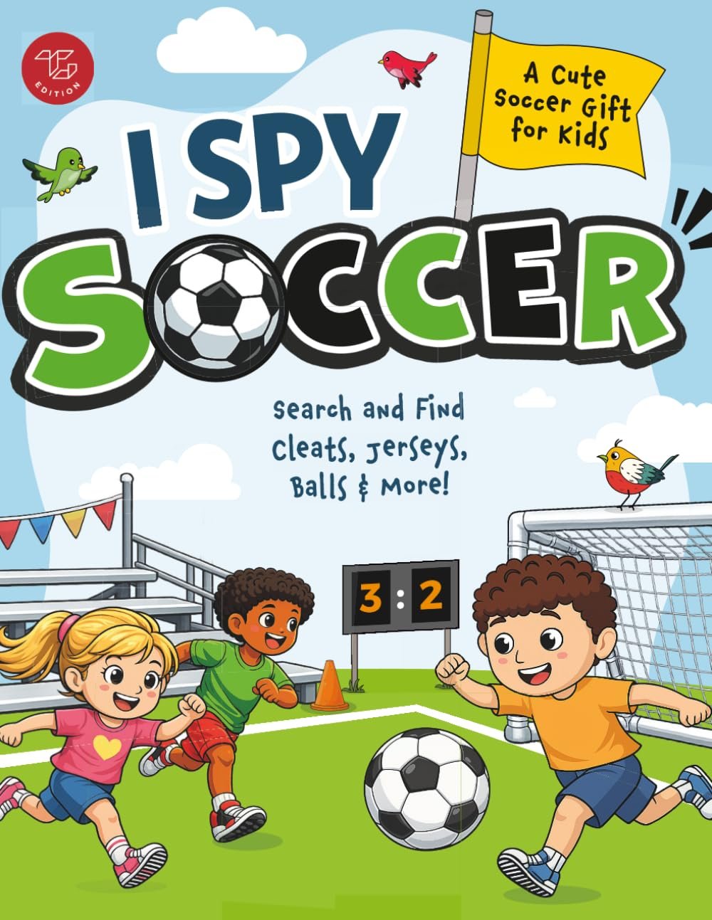 I Spy Soccer: Search and Find Cleats, Jerseys, Balls & More! A Cute Soccer Gift for Kids (I Spy Books for Toddlers)