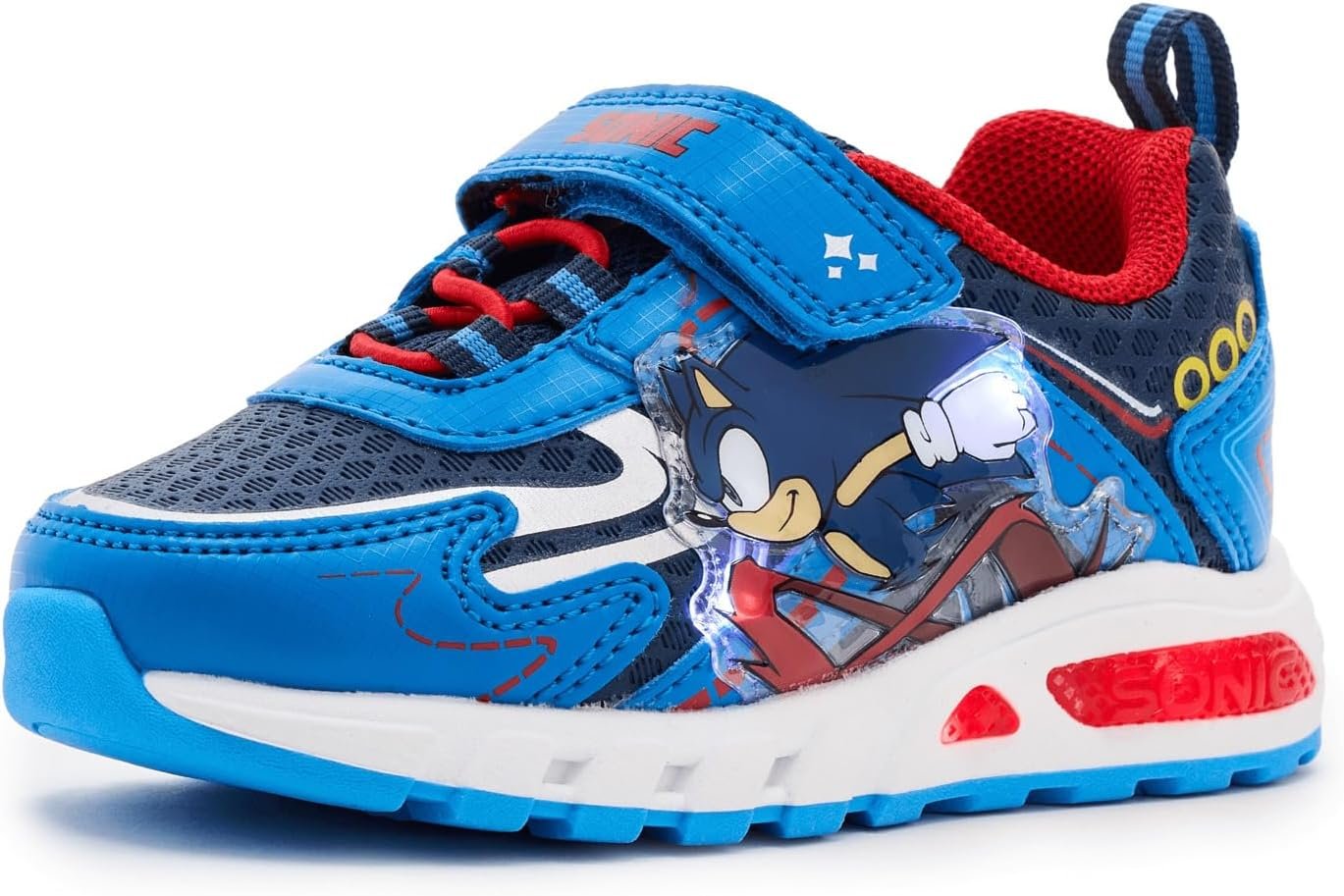 Josmo Boys Sonic the Hedgehog Lighted Sneakers (Toddler/Little Kid)