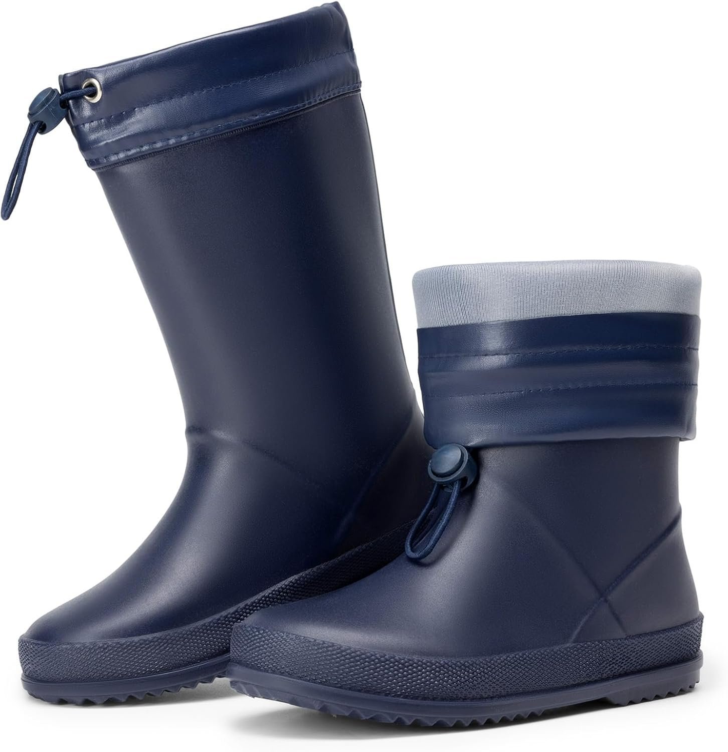 DREAM PAIRS Kids Rain Boots Boys Girls Lightweight Boots Waterproof Easy-on Outdoor Playing Rain Boot Unisex-Child
