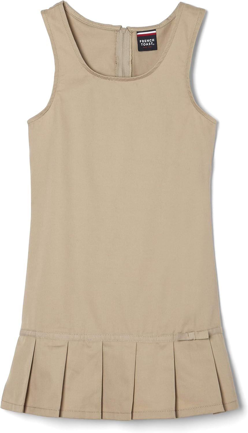 French Toast Girls’ Pleated Hem Jumper with Ribbon
