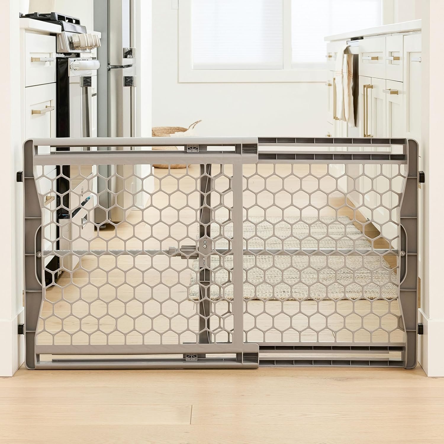 Regalo Safety 28″-42″ Extra Wide Expandable Baby Gate for Doorways & Bottom of Stairs, Pressure Mounted Safety Gate for Babies, Toddlers & Pets, Tested & Safe for 30 Years, American Designed and Owned